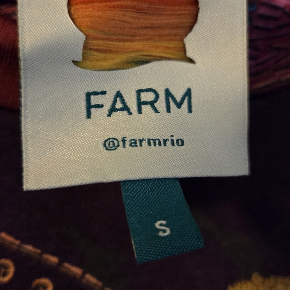 PRICE DROP!!!NWOT FARM RIO Mixed Scarves Patchwork Sweater - Picture 5 of 5